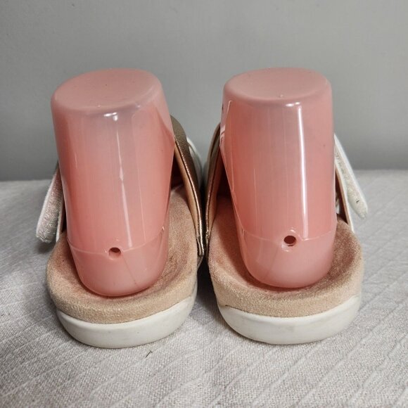 Vionic Women's Size 7 Hadlie White Gold Cross edición Straps (28) - Picture 3 of 9